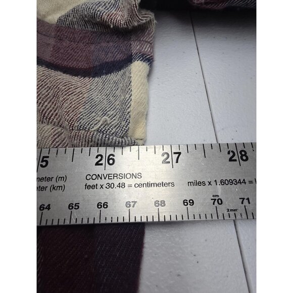 BTC Flannel Shirt Mens 3XL Plaid Button Up Long Sleeve Casual Workwear - Picture 8 of 9